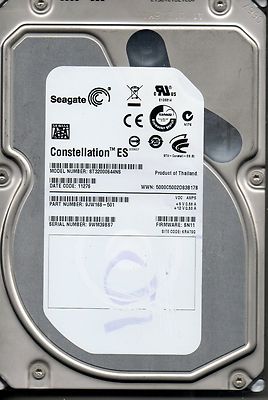 FOR DATA RECOVERY  Seagate ST32000644NS pn: 9JW168-501 sn: 9WM BAD SECTOR 113