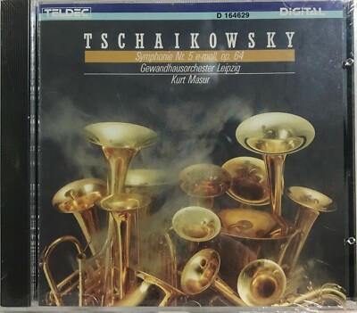 Tschaikowsky: Symphonie Nr. 5 E-moll, Op. 64 Kurt Masur (CD Teldec / BMG) *NEW*