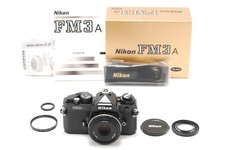   N.MINT w/FIlter,Hood,Strap,Box  Nikon FM3A Black  45mm F2.8 P from JAPAN M63