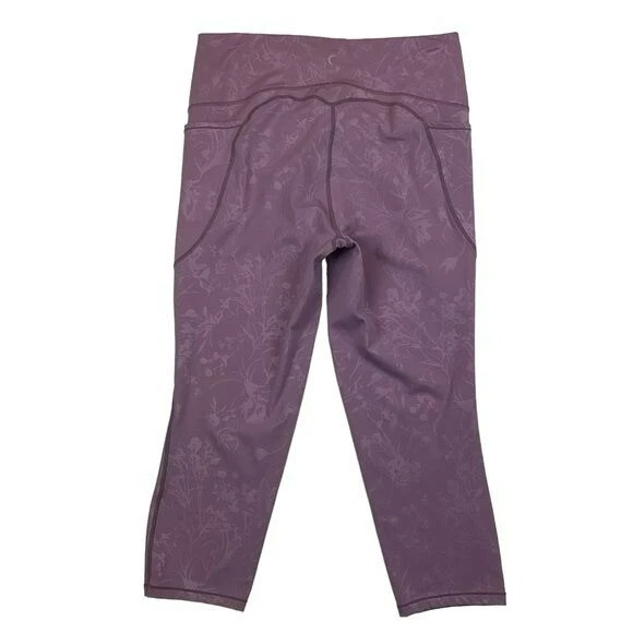 ZYIA Jogger Floral Capri Lavender Womens 12 - Image 4 of 4