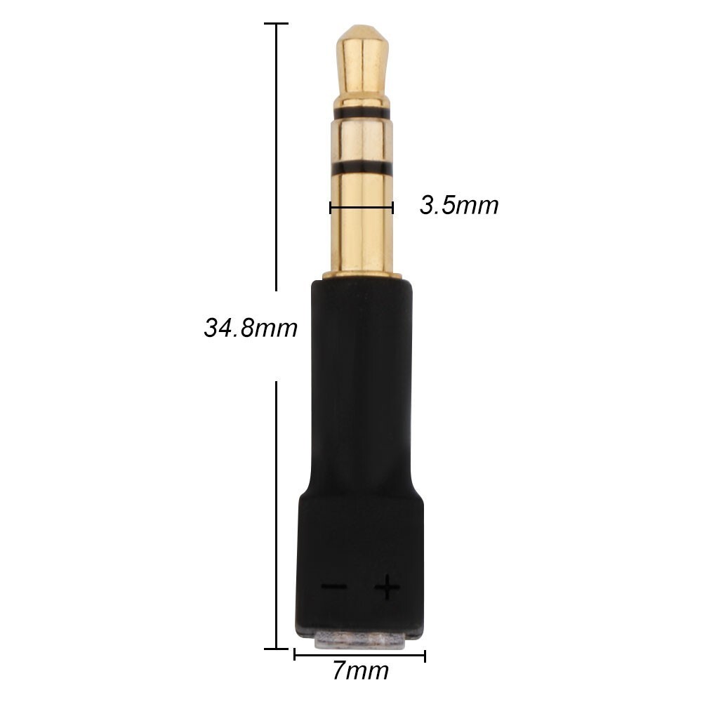 Pair Gold Plated 3.5mm To 0.78 Converter Adapter for M1 M2 ZX-1