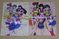 Sammlung 2 Poster Sailor Moon Manga/Anime 2001/2002 sehr gut für Sammler