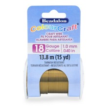 Beadalon  ColourCraft  Dead-Soft Copper Wire Vintage Bronze Colo