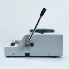 52 Characters Manual GI Military Steel Metal PET Dog Tags Embosser ID Card Embos