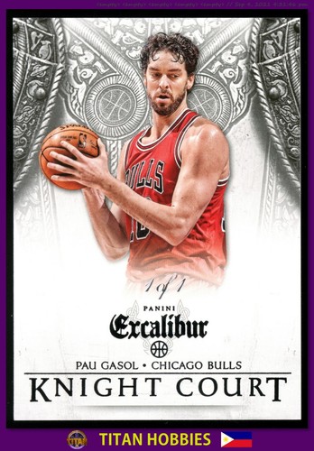 2014 Panini Excalibur Basketball Black Pau Gasol #1