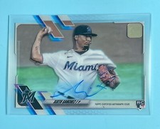 2021 Topps Clearly Authentic Sixto Sanchez Rookie Autograph Auto RC #CAA-SS