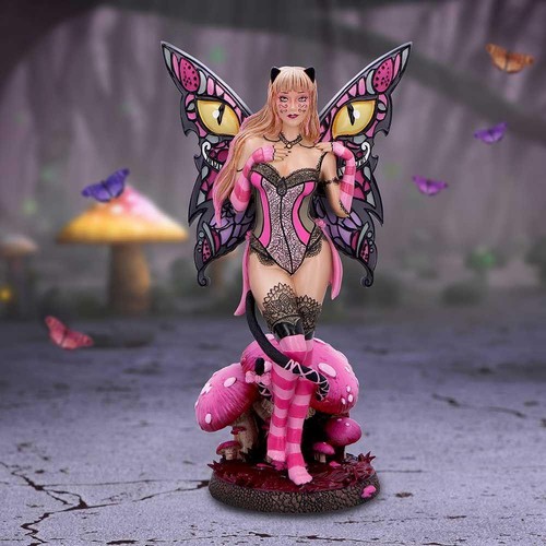 Cheshire Cat Wonderland Fairy Figurine (24cm) - Picture 7 of 7