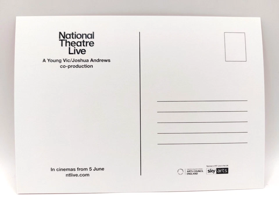 2 x A Streetcar Named Desire promo art cards (Gillian Anderson National Theatre) - Image 2 of 3