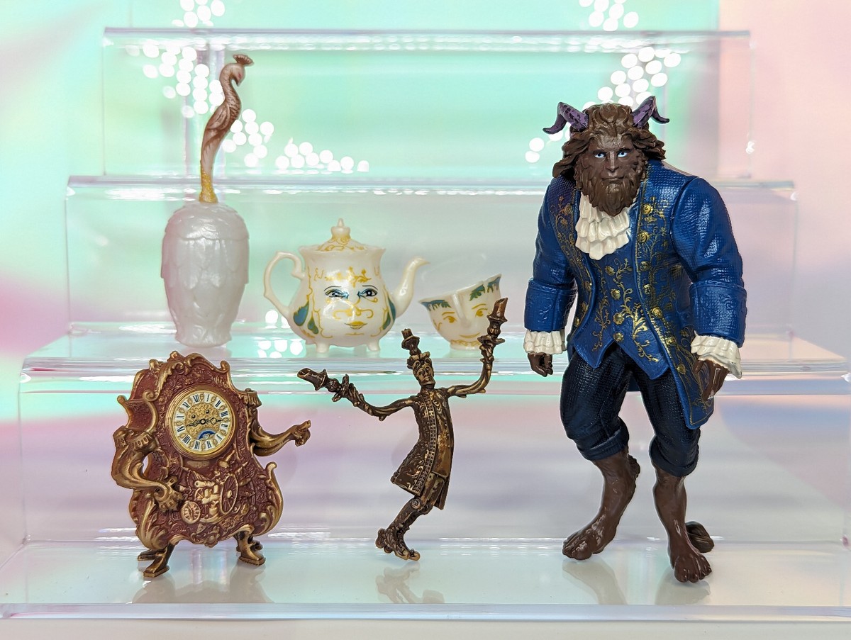 Disney Beauty And The Beast Live Action Movie Figures Cogsworth