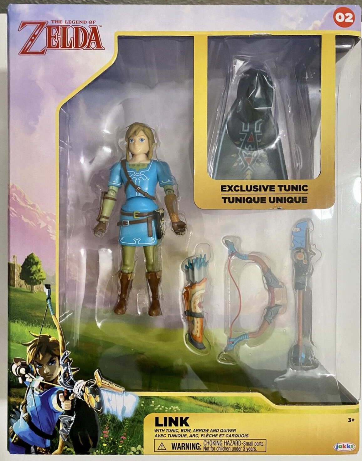 The Legend of Zelda: Breath of the Wild Link 4-Inch Action Figure