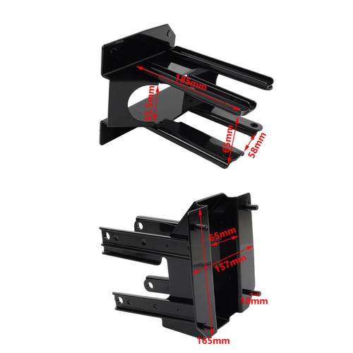 Front Fairing Support Mount Brackets For Harley Road Glide 1998-2013 2010 US - Imagen 13 de 13