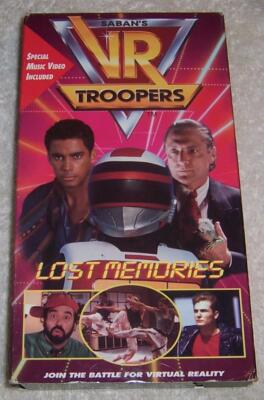 hide VHS 未開封　追悼video Lost Memories - Saban's VR Troopers VHS Video battle for virtual