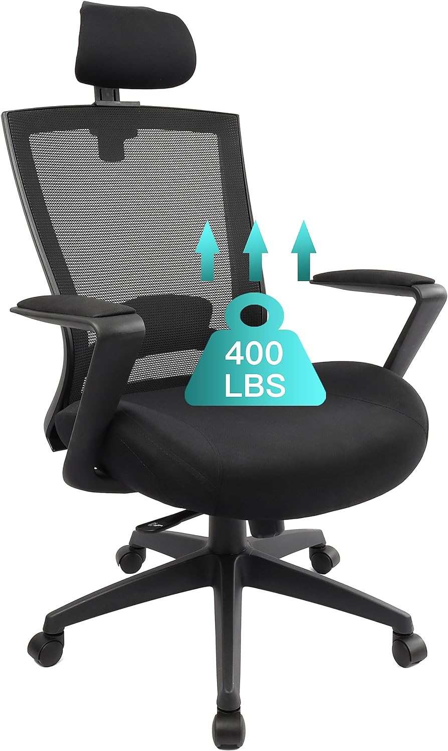 Ergonomic Office Chair for Big and Tall People Computer Desk Chair with Adjustab-image