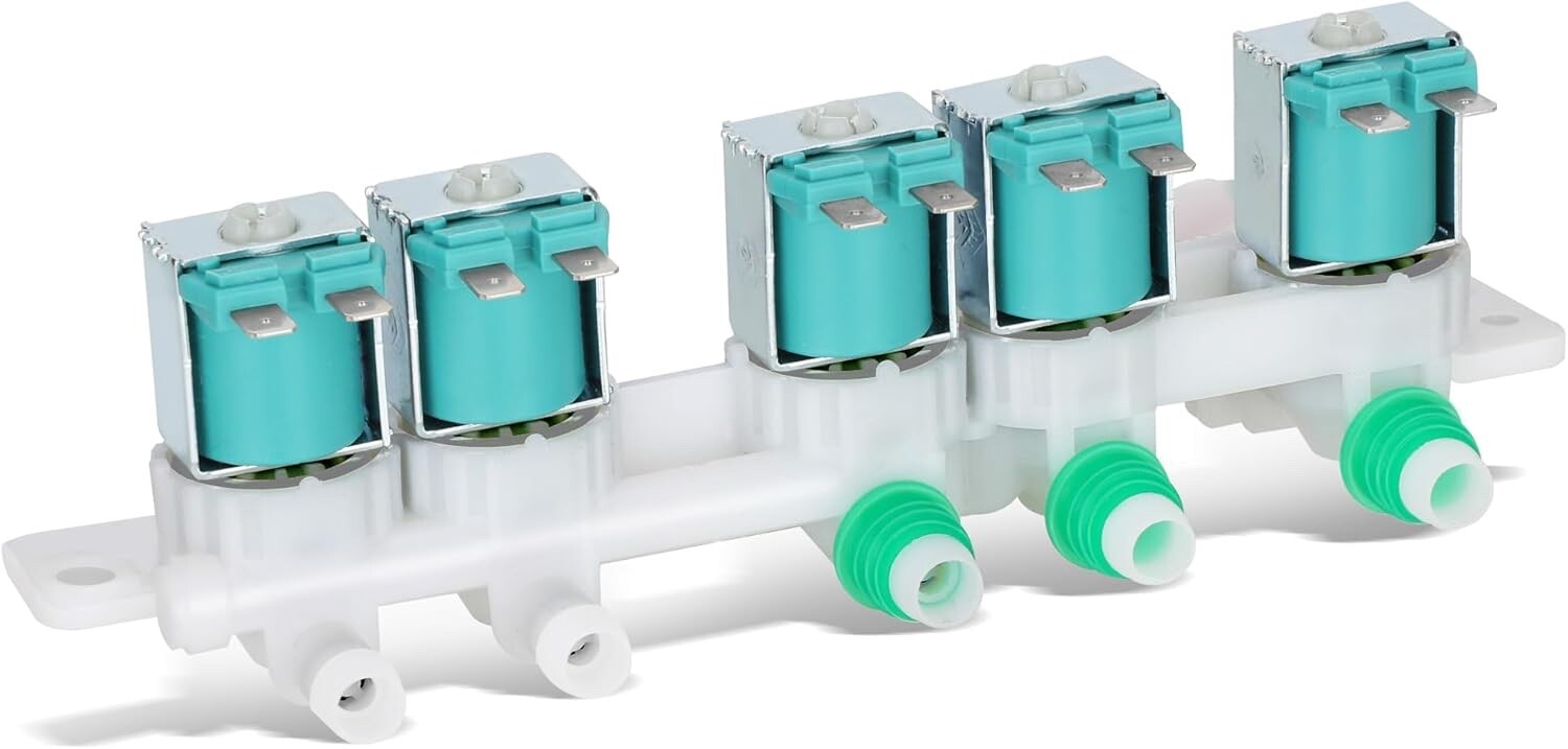 Washer Water Inlet Valve for Samsung WA400PJHDWR/AA-03 WA422PRHDWR/AA-02 - White