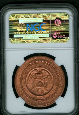 1909 Alaska-Yukon-Pacific Expo Utah Dollar NGC MS66 RD HK-359 #224