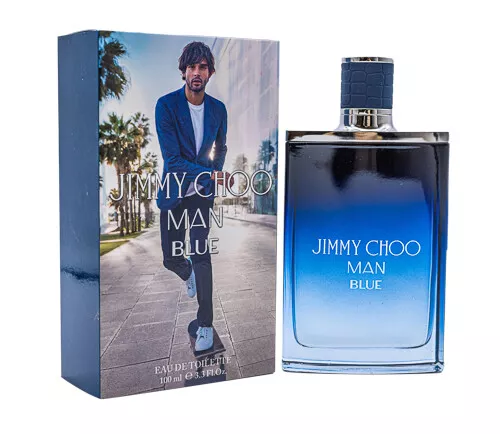 Jimmy Choo Man Blue by Jimmy Choo Eau De Toilette 3.3oz/100ml Spray New  With Box