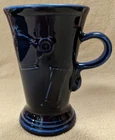 Fiesta Fiestaware Cobalt Pedestal Mug Vintage USA