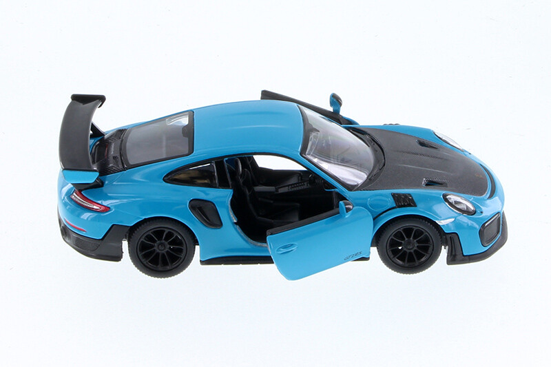 KINSMART Porsche 911 GT2 RS 1:36 Scale Diecast Model Car Blue/Red