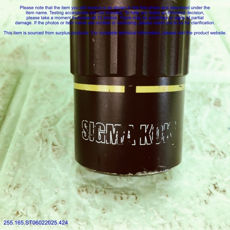 SIGMA KOKI S Plan Apo L 10X/0.28 f=200, Objective Lens, SN:1694