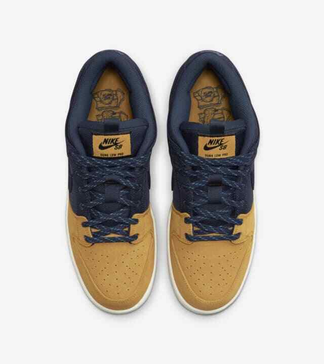 NIKE SB Dunk Low DX6775-400 Desert Ochre and Midnight Navy