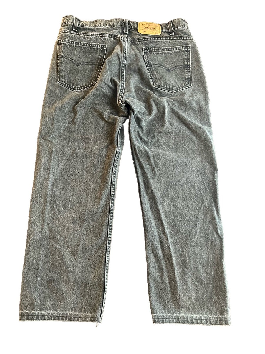 Levi's 505 Jeans Black Made In USA 90's 36/26 | eBay