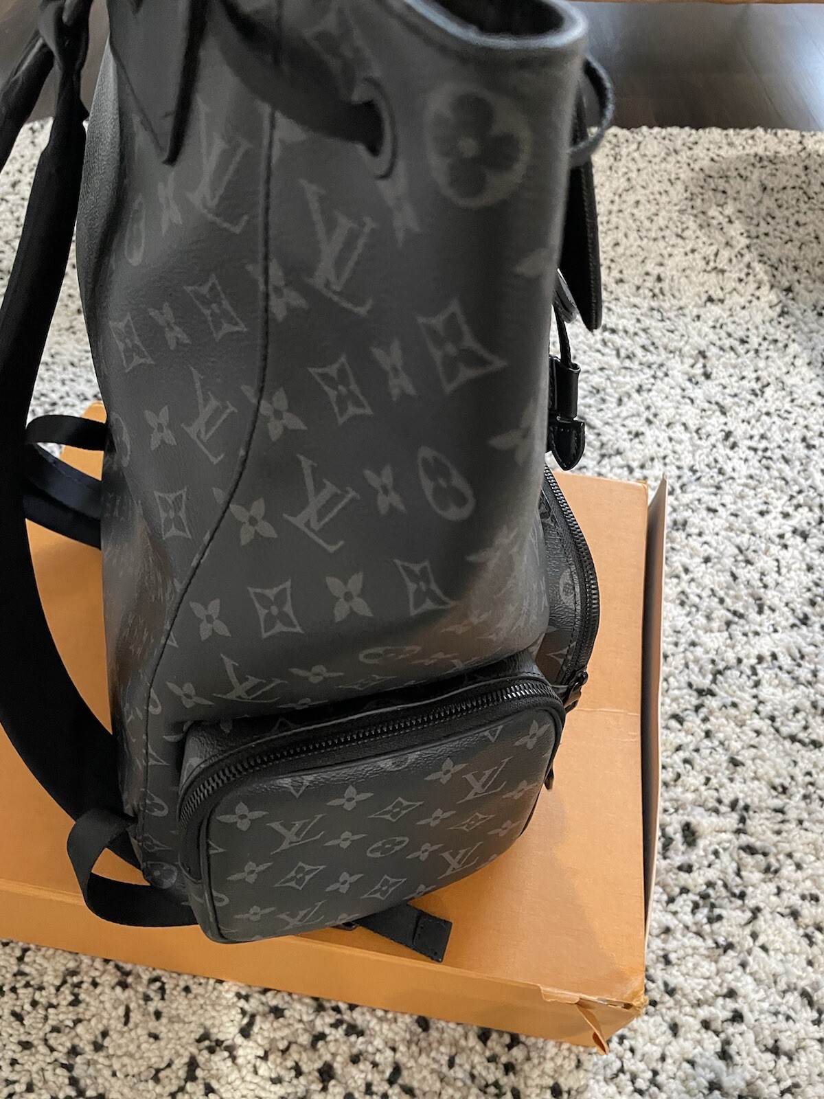 Authentic LOUIS VUITTON Monogram Eclipse Trio Bac… - image 6