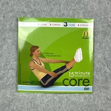 McDonald's 15 Minute Workouts Core Yourself Fitness DVD 2006 English Spanish NEW