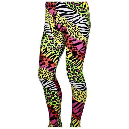 80's Heavy Metal GLAM ROCK NEON ZEBRA 