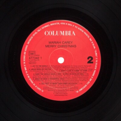 マライア・キャリー Merry Christmas 94年 EU盤 LP Mariah Carey - Merry Christmas '94 LP EU ORG!VG+/EX- | eBay
