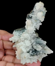 202g Stunning Display Coral Chalcedony With Pink Stilbites On Base Matrix 