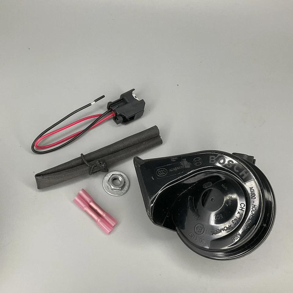 Bocina BOSCH tono bajo con soporte de metal ajustable para Dodge Durango 2007-2008 Foto 4 de 4