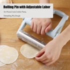 Rolling Pin with Adjustable Labor for Baking,Non-Stick Stainless Steel — photo 2