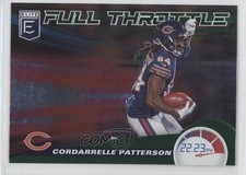 2020 Panini Donruss Elite Full Throttle Green Cordarrelle Patterson #12 7l6