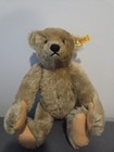 Vtg 12.5” Steiff Bear 0155/32 Hump Back Button Tag Germany Growler — photo 1