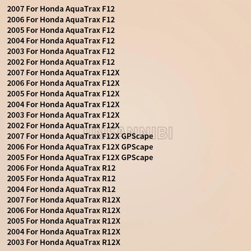 Kit de reconstrucción de sello de cojinete de bomba de chorro para Honda AquaTrax F12 F12X R12 R12X 2002-2007 Foto 3 de 4