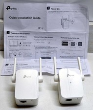 Two - tp-link range extender Model: TL-WA855RE 300 Mbps Wi-Fi Range Extender