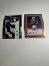 (2) 2025 Leaf Vivid Football Domination 2030 Auto Oscar Rios, Orange Laser SSP