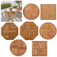 vidaXL Tischplatte Quadratisch 50x50x2,5 cm Massivholz Teak