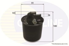 Fuel Filter Fits Infiniti Q30 QX30 Mercedes-Benz A-Class B-Class COMLINE EFF278D