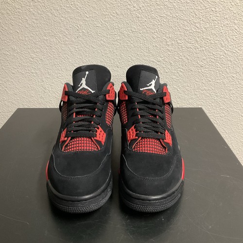 Nike Air Jordan 4 Retro Red Thunder Size 12 - Picture 6 of 12