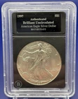 U. S. Mint  1997 American Silver Eagle 1oz Silver Dollar Coin