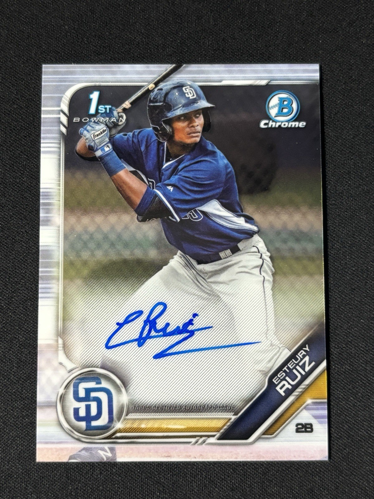 2019 Bowman Chrome 1st Prospect Auto ESTEURY RUIZ #CPA-ER