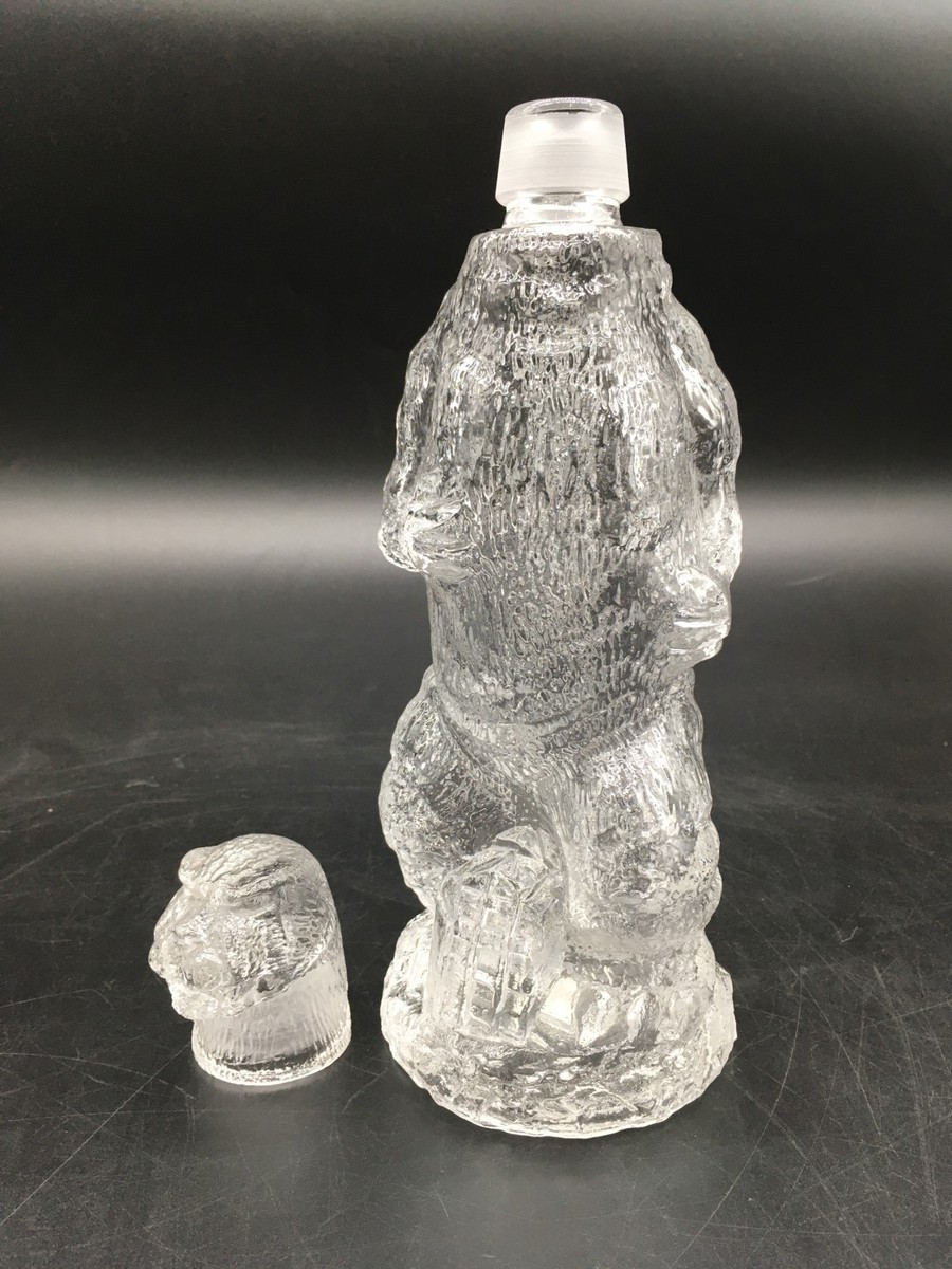 Godzilla Limited Decanter Vintage Clear Glass Bottle TOHO