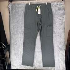 FIGS M Cairo Cargo Scrub Pants mens Medium Grey Technical Collection