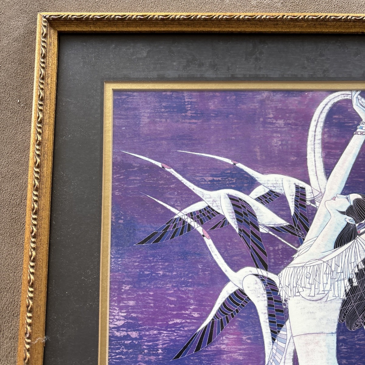 serigraph “Aurora” by Chinese-American artist Ting Shao Kuang 1992