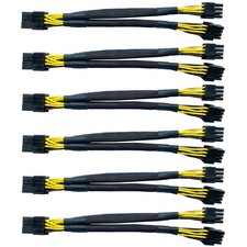 GPU PCI-e 8 Pin Female to Dual 8 6 2 Pin Male Adapter 8.7 inch - Power Supply