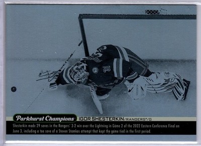 2022-23 Parkhurst Champions Igor Shesterkin Wire Image Card # WI-4