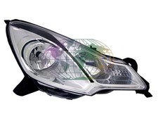 Lexmond Hauptscheinwerfer rechts Halogen H1 H7 für Citroën DS C3 II DS3 Bj.12-16