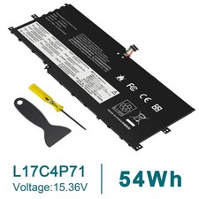 Replace L17C4P71 L17M4P71 Battery For Lenovo ThinkPad X1 Yoga Gen 3rd 2018 54Wh