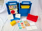 1989 Vintage Fisher Price Post Office Box Pretend Mail Carrier With Accessories